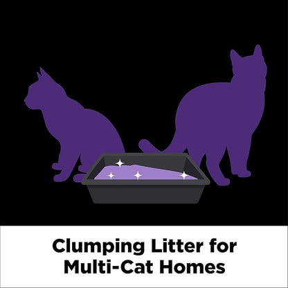 ARM &amp; HAMMER Clump &amp; Seal SLIDE Platinum Multi-Cat Clumping Litter, Easy Clean, Superior Odor Control, 18 Lbs