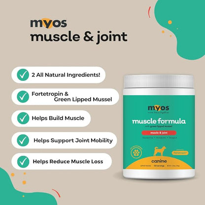 MYOS Muscle &amp; Joint Powered by Fortetropin with Green Lipped Mussel (198 gr)
