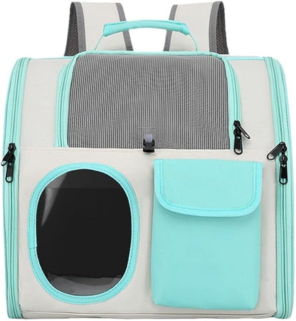 【See-Through Bubble Window】 Pet Carrier Backpack for Cats &amp; Small Dogs | Bubble Backpack with Breathable Mesh | for Travel, Hiking, Camping &amp; Outdoor | Hands-Free Pet Carrier for Animals Up to 15lbs