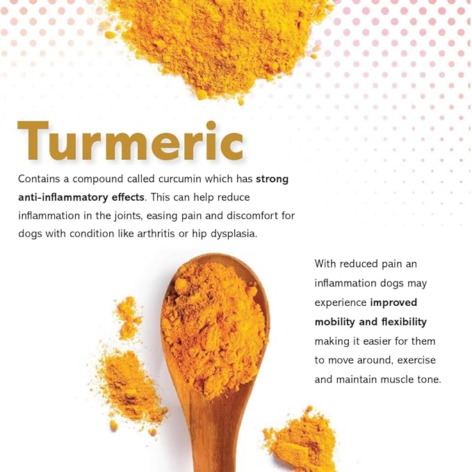 TS Joint Supplement Vet Formulated Pain &amp; Inflammation Relief Treats Hip Dysplasia &amp; Arthritis, Glucosamine, Chondroitin, Turmeric, MSM, HA, Creatine, Omega 3 EPA + DHA. Granules 120 Doses