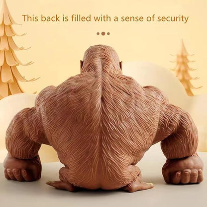 Stretchy Glue-Sand Filled Rubber Gorilla Soft Latex Decompression Doll Toy, Animal High-Elastic Stretchable, Adults&
