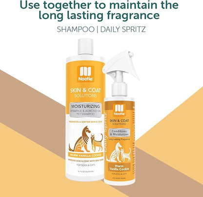 Nootie - Pet Shampoo for Sensitive Skin - Revitalizes Dry Skin &amp; Coat - Natural Ingredients - Gentle Dog Shampoo - Cleans &amp; Conditions,16 oz