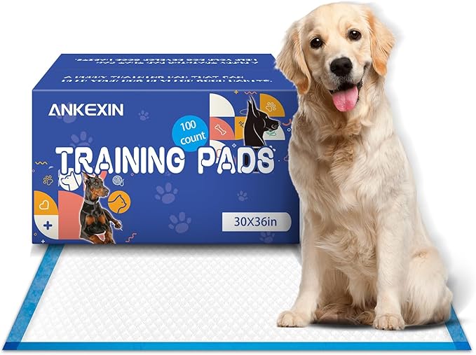 100 Counts XL Puppy Pee Pads 30x36 Inch | Super Absorbent Leak-Proof Dog Training Pads with Odor Control | Quick-Dry Potty Pads for Dogs &amp; Cats