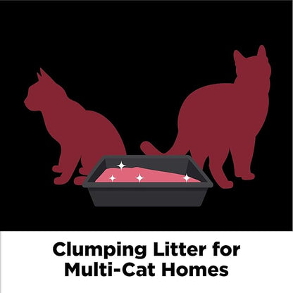 ARM &amp; HAMMER Clump &amp; Seal Platinum Clumping Cat Litter Odor Control, Multi-Cat, 14-Day Odor Control, Online Exclusive Formula, 27.5 Lbs
