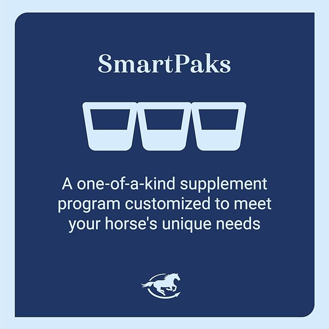 Senior Support SmartPak | Prebiotics and Probiotics | Turmeric Supplement | Flax Seed for Skin &amp; Coat Health | Antioxidant Support for Senior Horses | 28 Days Supply