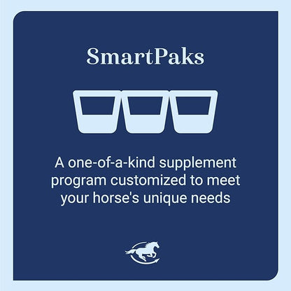 Senior Support SmartPak | Prebiotics and Probiotics | Turmeric Supplement | Flax Seed for Skin &amp; Coat Health | Antioxidant Support for Senior Horses | 28 Days Supply