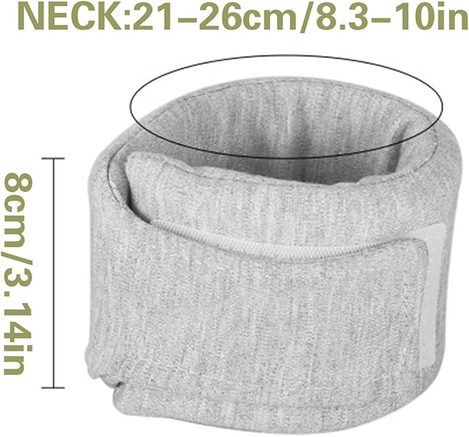 Cat Neck Brace, Breathable &amp; Adjustable Cone Collar After Surgery Recovery Anti-Scratch Anti-Lick Protection, Cat Cone Collar for Small Medium Dogs Puppies Kittens (Grey, S)