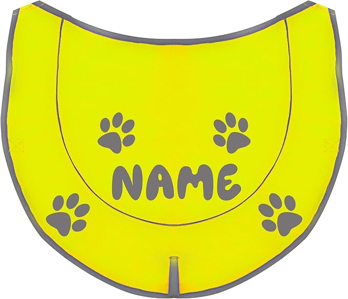 Custom Reflective Dog Vest High Visibility Reflective Jacket for Dogs Hunting Safety Gear with Elastic Strap &amp; Clasp, Comfortable, Perfect for Day and Night Walks!