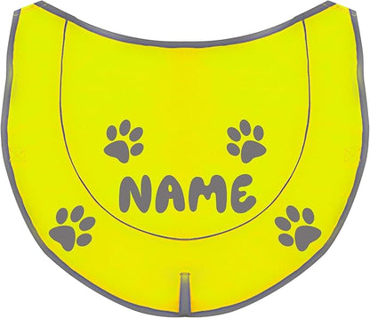 Custom Reflective Dog Vest High Visibility Reflective Jacket for Dogs Hunting Safety Gear with Elastic Strap &amp; Clasp, Comfortable, Perfect for Day and Night Walks!