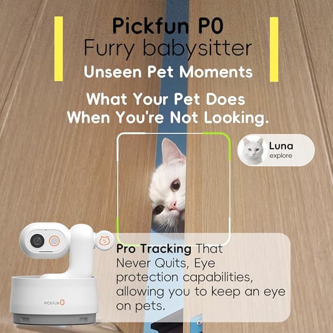 AI Dog Camera, Smart Security Camera Indoor with Phone App [Pet Recognition, Daily Activity Analysis &amp; Motion Tracking] Cat Cam 5MP HD, 360° View, 2-Way Audio, Night Vision, 5G WiFi