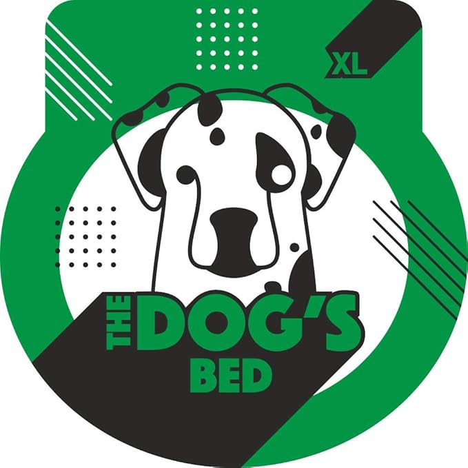 The Dog’s Bed Orthopedic Dog Bed XL Blue Oxford with Red Trim UK Flag Dog Bed 43.5x34, Memory Foam, Pain Relief: Arthritis, Post Surgery, Lameness, Veterinary Approved, Waterproof Washable Cover