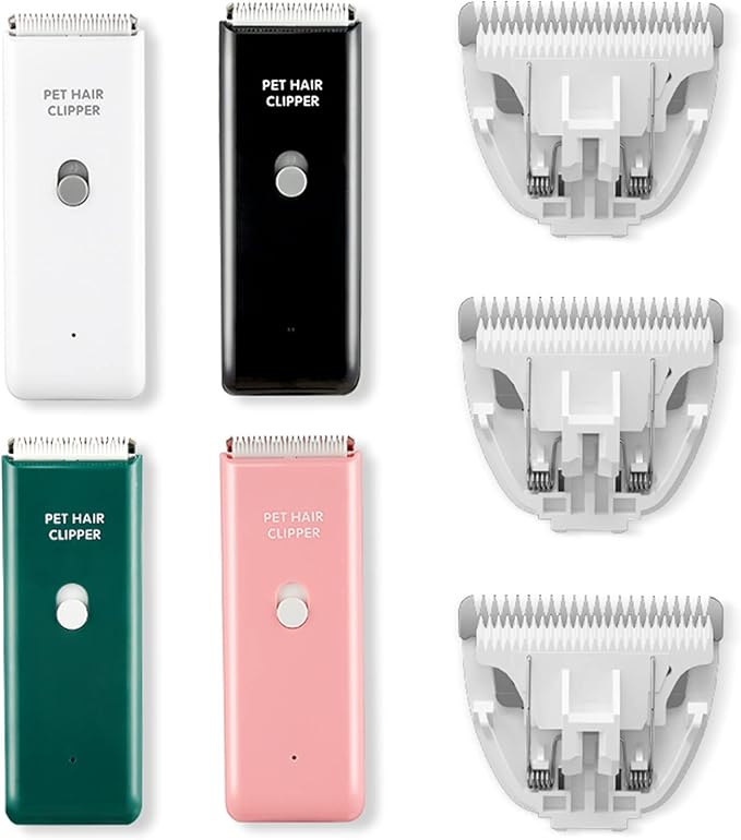 3 PCS Standard Size Replaceable Ceramic Blades Set Pet Hair Clipper,Cat Dog Common Use Clipper Blade(