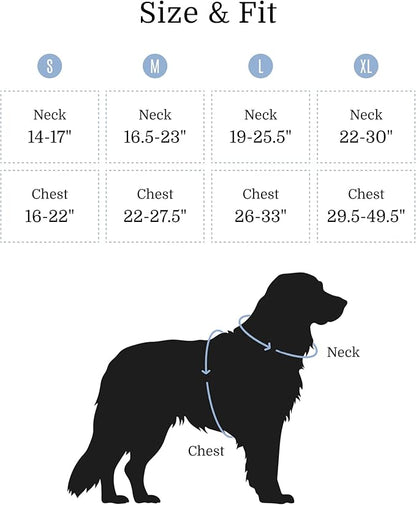 2025 New Edition, Fei &amp; Eve MagEase Dog Harness - 3-Second Magnetic Buckles | 3-Point No-Pull Control | Heavy-Duty 900D Nylon | Dual Safety Handles | Breathable Mesh | Adjustable Fit | Large, Blue