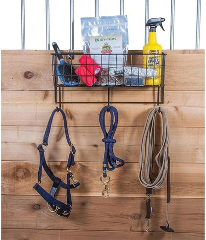 Basket &amp; Tack Rack for Horse | Sturdy, Multi-Function, Mounted Design | 5 Year Warranty