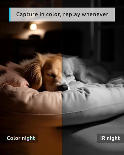 blurams Pet Camera 2K, 360° Dog Camera with Phone App, PTZ Indoor Cameras for Home Security Indoor, 2-Way Audio, Motion Tracking, Color/IR Night Vision, Siren, Cloud&amp;SD(2.4GHz Only)