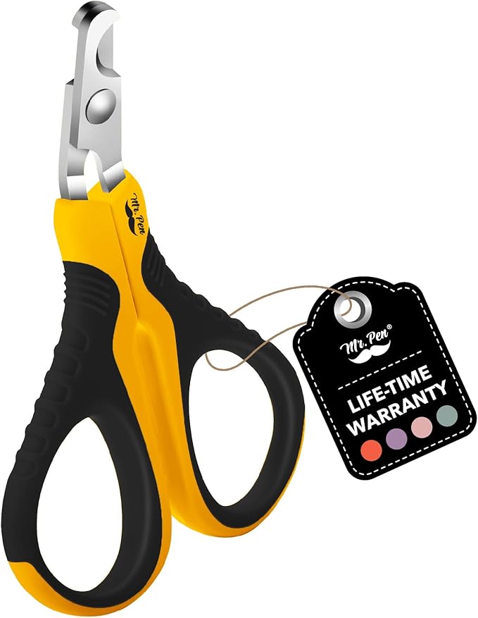 Mr. Pen Cat Nail Trimmer - Cat &amp; Dog Nail Clippers, Claw Trimmer - Orange/Black