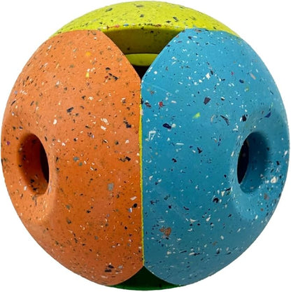 Max Fusion with Nike Grind, Arlee Quantum Treat Dispensing Dog Toy, Durable Dog Treat Toy, L