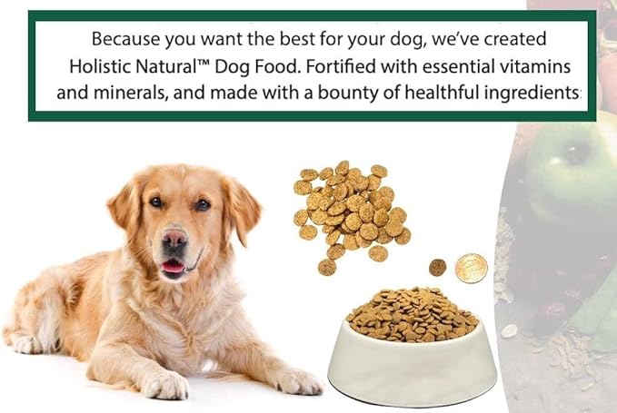 Bench &amp; Field Holistic Natural Adult Dry Dog Food, Chicken Meal and Brown Rice Recipe 6.6 lb Bags (Pack of 2)