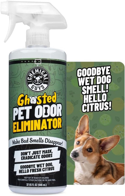 Ghosted Pet Odor Eliminator, Refresh Your Home, Car, Office, &amp; More, from Chemical Guys (32 Fl Oz) - Fresh Citrus Scent - PCS10232