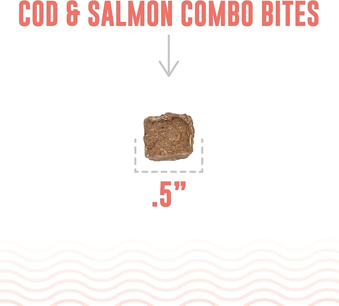 Icelandic+ Plus Cod &amp; Salmon Combo Bites Dog Treat 3.0-oz Bag