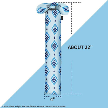 Harrison Howard Stretchy Tail Bag Breathable Horse Tail Guard Slip on Design Protect Horse Tail 2 Strand Closure Straps Keep Tail Clean &amp; Protected 22" L Length Makes Grooming Easy-Nature Aztec