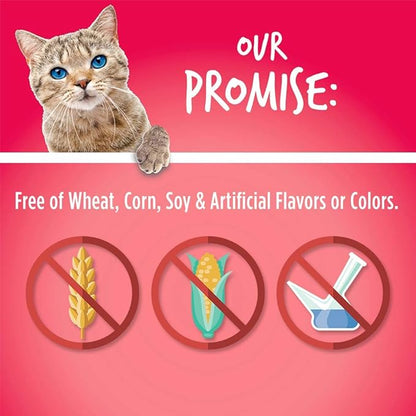 Fruitables Cat Treats Crunchy Salmon &amp; Cranberry Cat Treats Healthy Low Calorie, High Protein Wheat, Corn &amp; Soy Free 30 Ounces