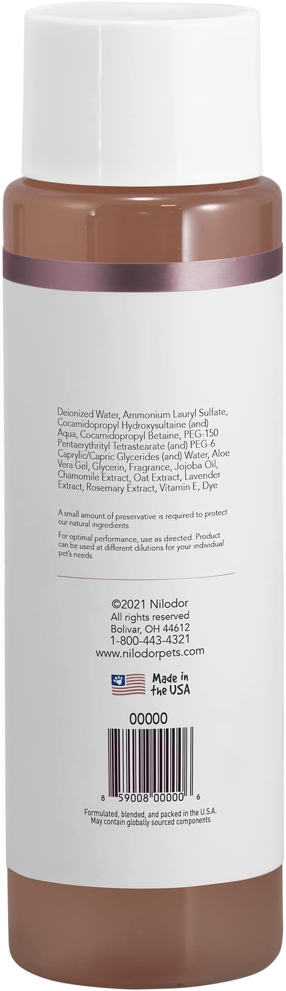 Bobbi Panter Dog Shampoo - Made in USA - All Natural Formula for Whitening All Coats, Enhances Shine &amp; Moiturizes - Concentrated 20:1 for Professional Groomers - Peach Scent, 13 Oz