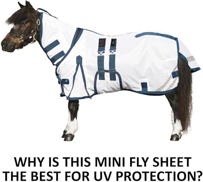 Schneiders Soft Interlock Mesh II Horse Fly Sheets | Superior UV &amp; Insect Protection | Versatile Euro Fit Option | Reflective Safety Design