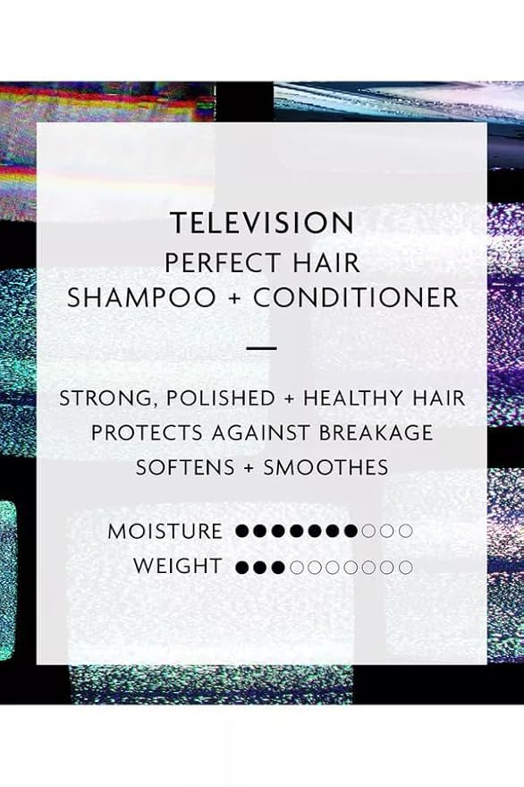 R+Co Television Perfect Hair Shampoo &amp; Conditioner Set + Sample (0.5oz) | Lightweight + Smoothing + Volume | Vegan + Cruelty-Free | 8.5oz (pack of 2)