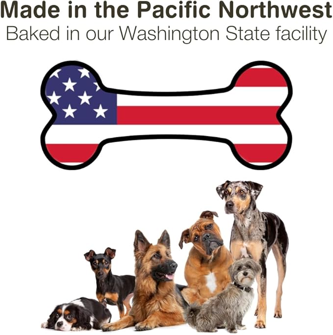 Chehalis Mint Dog Treats – Healthy, Crunchy, Vegan Biscuits with Whole &amp; Real Ingredients – All Natural &amp; USA‐Baked, (7 Ounce, Pack of 3)
