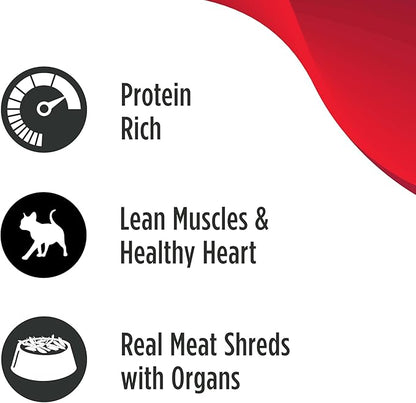 Nulo Real Shreds with Organ Meat Wet Canned Cat Food, Chicken &amp; Duck, 2.8 Ounce, 12 Cans