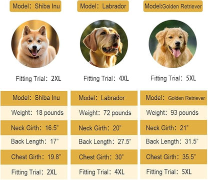 KOOGALSmall to Medium Size Dog Bathrobe, Quick Drying Super Absorbent Used for After Bathing, Warm Dog Towels, Adjustable Hoodies and Belts for Pet Dogs Bath Clothes Products(Green Jacquard, L)