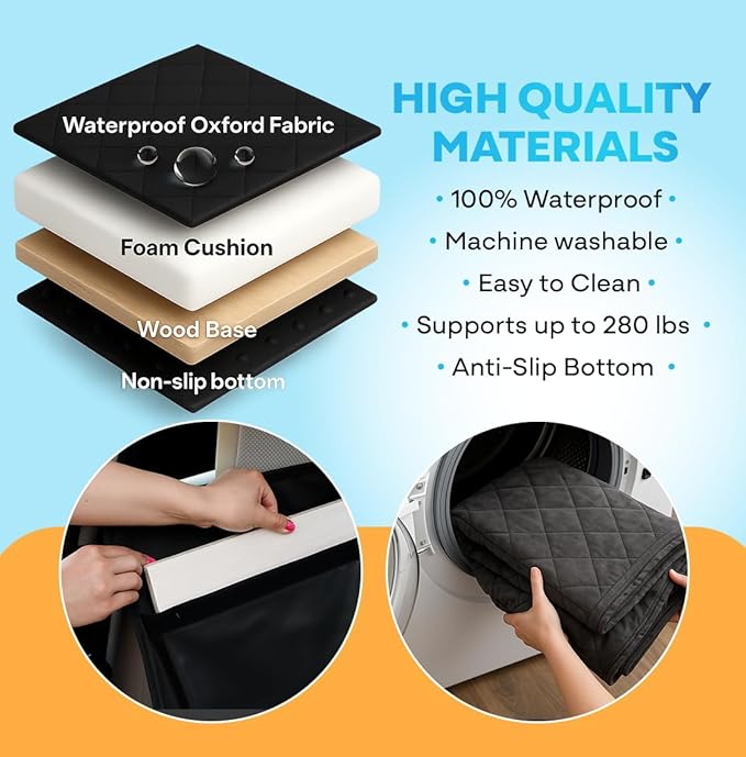 APetsPlanet Dog Car Seat Cover for Back Seat Hard Bottom - Waterproof Backseat Extender for Dogs - Pet Hammock for Car, Truck, SUV - Protector Bed with Mesh Window &amp; Storage - Black, No Door Covers