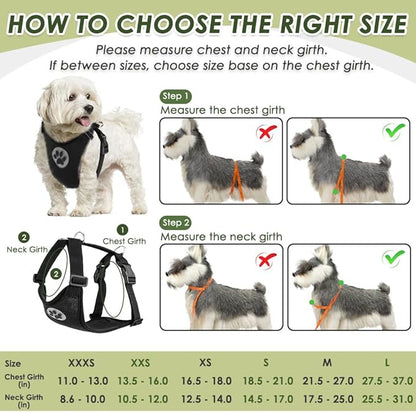 SlowTon Dog Seat Belt Harness for Car, Dog Car Harness Adjustable Mesh Breathable &amp; Dog Seatbelt Safety Tether with Elastic Bungee for Small Medium Large Pets(Black, Double Clip, L)