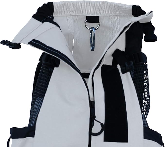 K9 Sport Sack Air 2 - X-Small, Light Grey - Ideal for Dogs with 9-12” Back Length - Durable, Breathable Backpack-Style Carrier - Perfect for Walks, Short Hikes &amp; Public Transportation