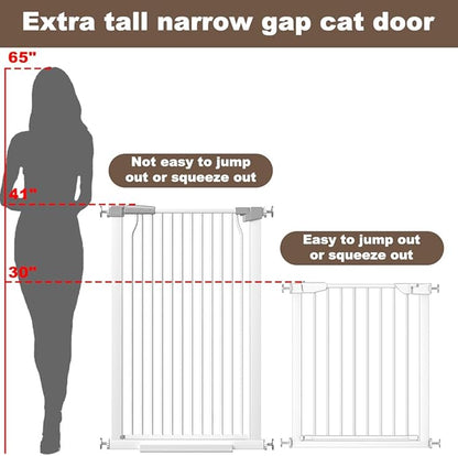 41" Extra Tall and Wide Baby Gate, 68.5-72.2&
