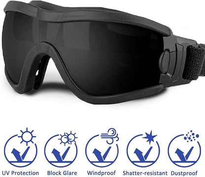 Medium Dog Sunglasses with Adjustable Strap UV Protection, Winproof Puppy Sunglasses, Suitable for Dogs Eyes Protection，Soft Dog Goggles