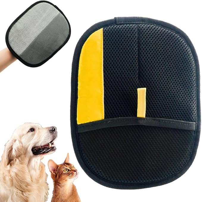 Pet Hair Remover Gloves, 2025 New Electrostatic Pet Hair Removal Gloves, Reusable Grooming Glove for Cats &amp; Dogs