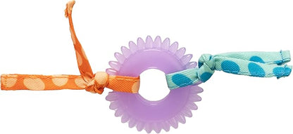 Catstages Kitty Chew Wheel, Dental Cat Toy with Catnip Oil, Teeth Cleaning, Healthy Chewing, Boredom Relief, Kicking &amp; Batting for Kittens and Adult Cats, Purple