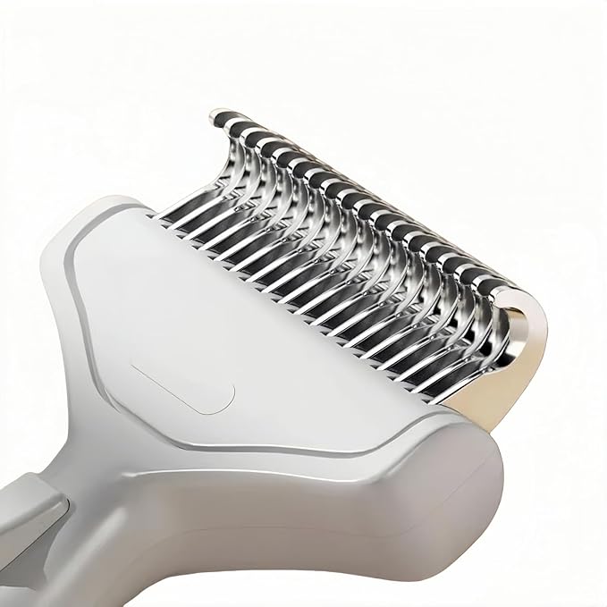 Undercoat Rake for Dogs &amp; Cats, Deshedding Brush for long haired pets,Dog Brush for Shedding with Release Button,Best Cat Undercoat Brush&amp;Deshedding Tool for Grooming