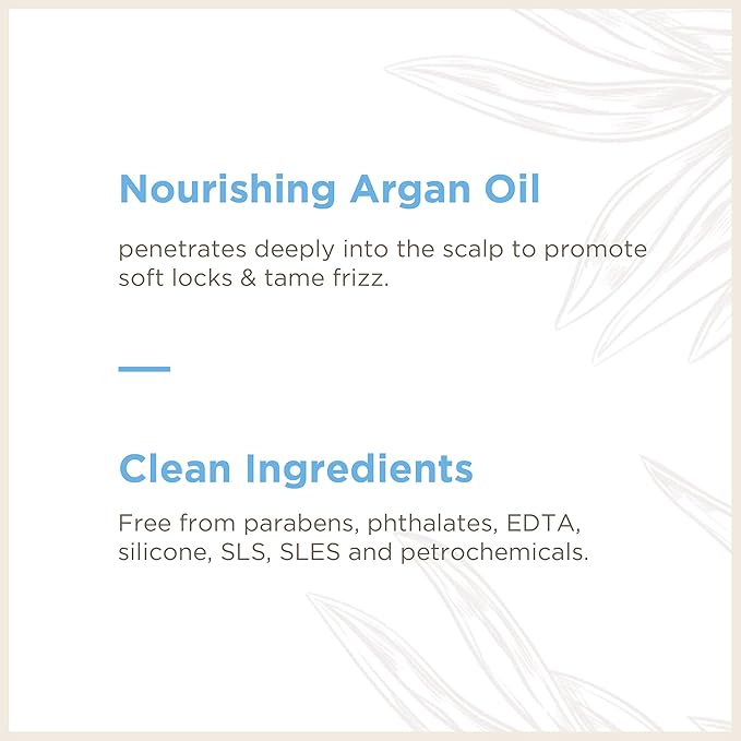 Soapbox Argan Oil Shampoo, Harsh Sulfate Free, Paraben &amp; Silicone Free, Color Safe, and Vegan Hair Shampoo | Control &amp; Soften Shampoo (33.8 Ounces)