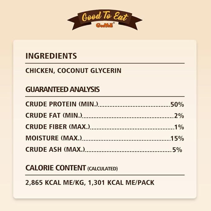 Gootoe Soft Chicken Jerky Cuts 1 lb, Dog Treats, All Natural, Hypoallergenic &amp; Grain-Free, High-Protein, Healthy &amp; Easily Digestible, Soft Texture, Resealable