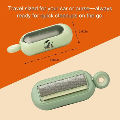 Pet Hair Remover Roller – Reusable Fur Removal Tool for Clothing, Furniture, Carpets &amp; Cars | Perfect for Dog &amp; Cat Hair with Ergonomic Design