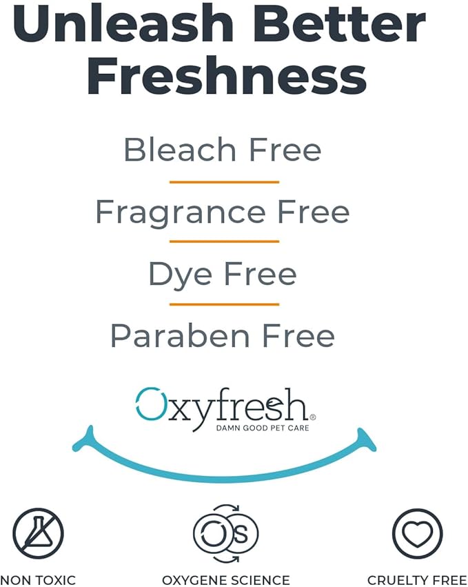 Oxyfresh Advanced Pet Stain Remover &amp; Urine Odor Eliminator – Fast Acting Pet Odor Eliminator for All Surfaces - Best Way to Remove Stains - Dog &amp; Cat Urine Neutralizer