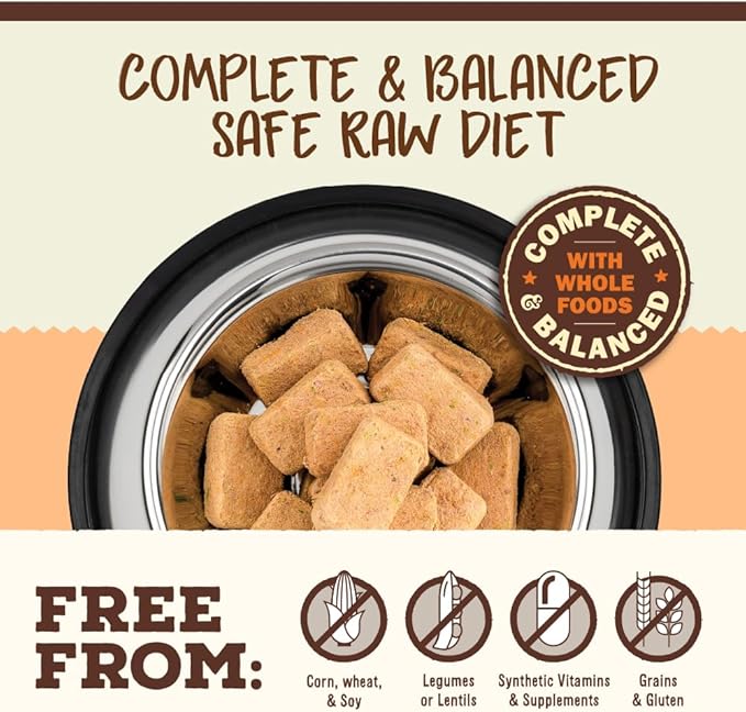Primal Freeze Dried Raw Cat Food Nuggets Pork, Complete &amp; Balanced Meal or Topper, Premium, Healthy, Grain Free, High Protein Raw Cat Food with Probiotics (5.5 oz)