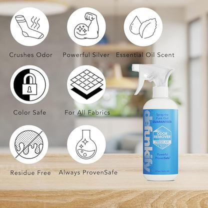 Odor Remover Spray, 16oz (2-Pack). &