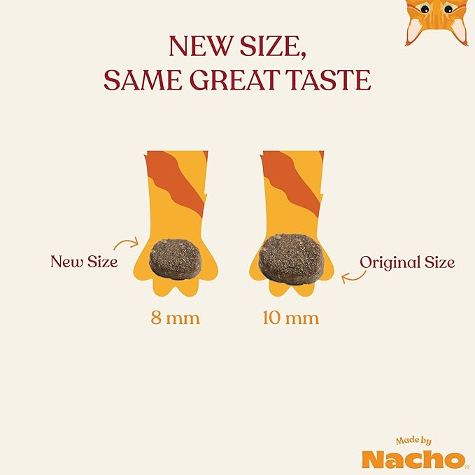 Made by Nacho Dry Cat Kibble 10lb Bag, High Protein Premium Cat Food with Freeze-Dried Pieces, Cage-Free Chicken, Duck &amp; Quail, Limited Ingredients, Single Bag