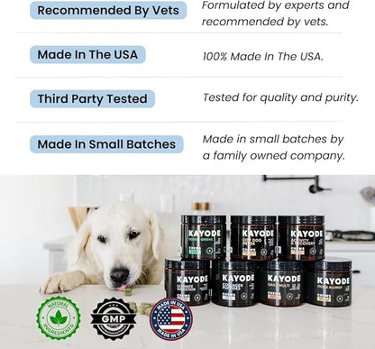 Collagen Puptides - Collagen for Dogs | Premium Dog Joint Supplement | 2X The Amount As Liquid Droppers | Great for Senior &amp; Adult Dogs. Includes Omega 3.