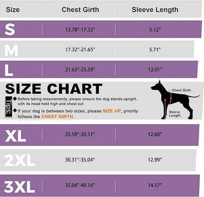 IDOMIK Dog Recovery Suit, Dog Surgery Recovery Suit Front Legs, Comfy Joint Leg Sleeves After Surgery, Elbow Braces Protector for Leg Injuries &amp; Joint Pain, Cone Collar Alternatives,Purple,3XL