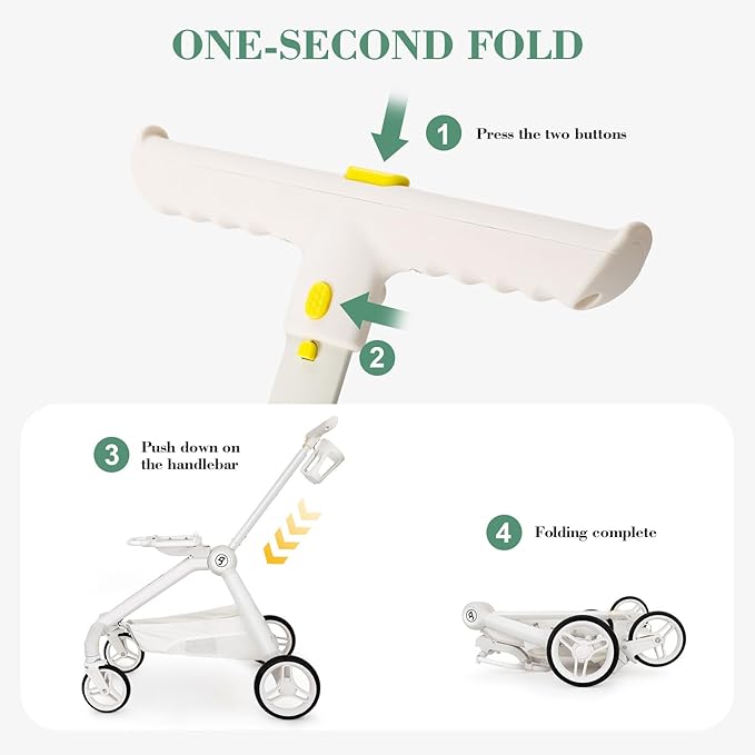 TT Lightweight Pet Stroller for Small Dog&amp;Cat,One-Hand-Fold Pet Travel Stroller with Canopy and Cup Holder, 4-Way Convertible Carrier.Green